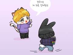 🐰💜🐥 힘을내요, 토끼파워~