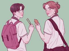 [팬아트] 스트레이 키즈 창빈, 에이티즈 우영