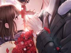 1월의 고고하고 붉은 장미