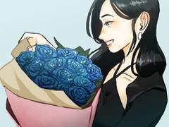 (윤철서진) Blue rose