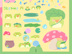 [굿노트 스티커] 구리?꺼비? 다꾸 스티커