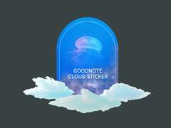 [굿노트 스티커] 구름