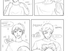 아카야치 짧은 만화 2개