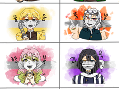 스티커 만들려다가 프린터 고장나서 대기중인 것