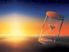 황혼 속 모래시계