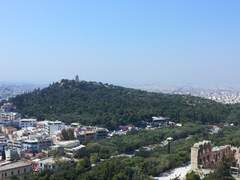 그리스 아테네 ~ 아크로폴리스에서 바라본 필로파포스 언덕