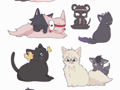 귀멸 zoo 키링 도안