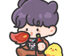 지성 아크릴 키링 도안 공유