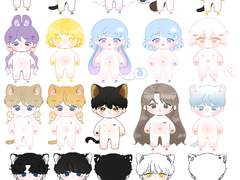 인형 도안 커미션