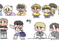 세븐틴 굿노트 스티커 배포10