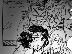 이마이즈미 생일 축하하는 만화