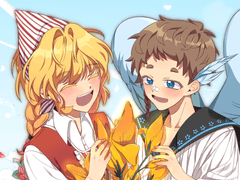 달빛꽃 일러스트