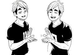 하이큐 드림/상황문답-현피 뜨다 눈맞은 여주 아츠무