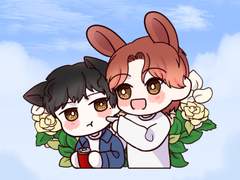 윤웆 아크릴 키링 도안 나눔