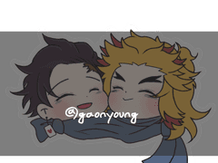 귀멸의 칼날 렌탄 키링 도안