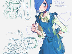 성신캐해+싲콘 에이프런