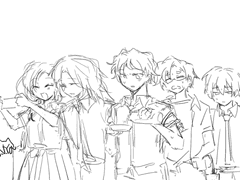 작게 열린 낙서 커미션