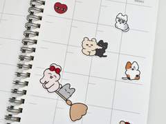 심신안정몽글티즈 굿노트 스티커