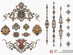 (유료) 앤틱 프레임과 장식 소스