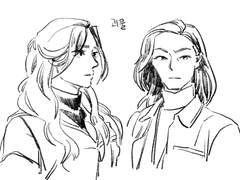 괴물_사진 스케치