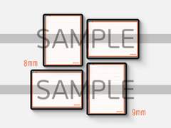 [굿노트/다이어리 속지] 심플 줄노트 01-오렌지에이드