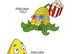 식물 대 좀비 시리즈의 Popcorn Pult 와 Popcorn