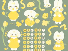 [굿노트] 노랑노랑 다꾸 스티커