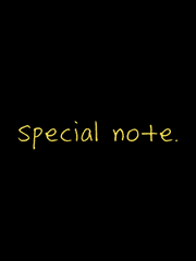 Special note.