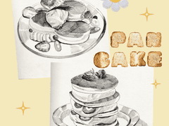 수플레 팬케이크 w 스마일리