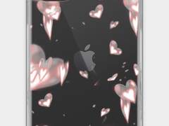 하트방울 폰케이스 도안