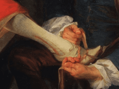 하얀 꽃에 검은 물을 뿌려본다.