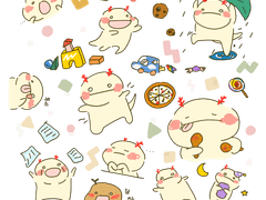 [굿노트] 6월 루파 굿노트 스티커 무료배포