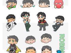 오프린트미 DC 로빈즈 스티커용