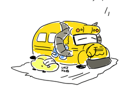 53번 버스 만화+낙서