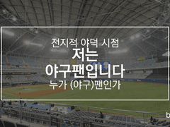 저는 야구팬입니다.