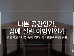 나쁜 공간인가, 겁에 질린 이방인인가