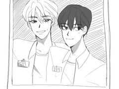 청게 폴라로이드 찍은 재도