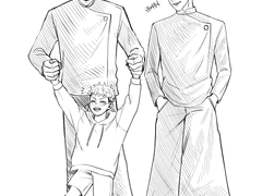 [고유게] 유지랑 형아들 낙서