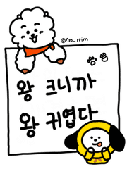 왕 크니까 왕 귀엽다