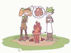 원 탈출금지에요 불꽃정령씨!