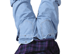 [방탄소년단] 정국 물구나무 키링 도안