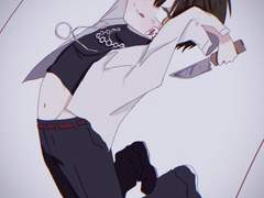 하나코_ 크롭티와 칼