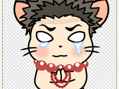 교메이 햄토리 키링 도안