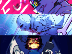 언더테일 (일부)연성 재업 모음집