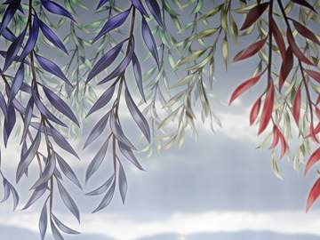 어둡고 차분한 느낌의 버드나무 잎브러시 6종