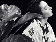 바다에 내리는 비