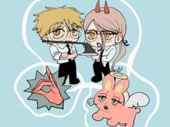 체인소맨 키링 도안 공유