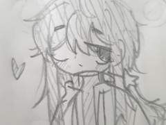 로우테일 각님 낙서