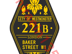 셜록 호텔키링 (스냅스용 키링 도안)