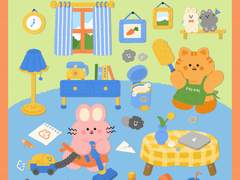 [ goodnote sticker ] 집안일 스티커 1 (방 청소 ver.)